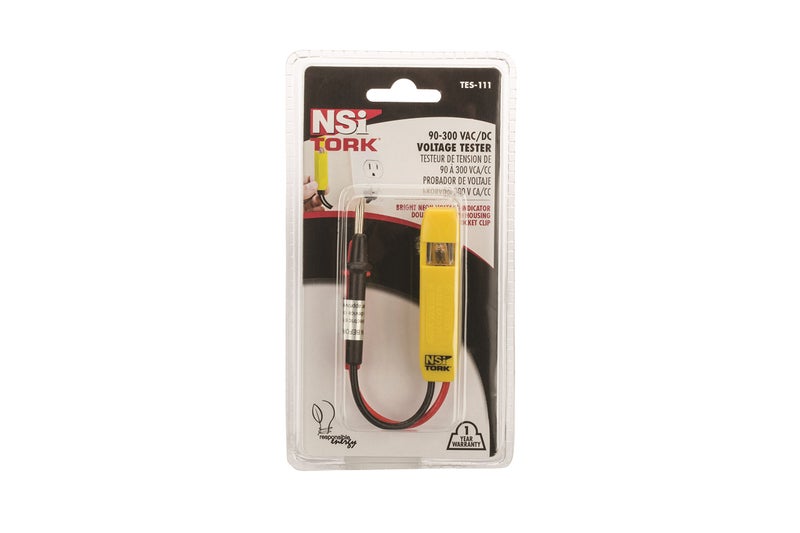 NSI جهاز اختبار الجهد ثنائي المجس NSi Industries TES-111، 80-250 فولت متردد، نيون - Image 2